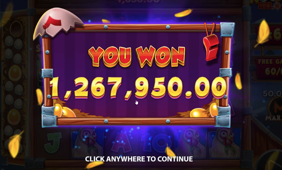 $1.2M Win on Rooster's Reloaded